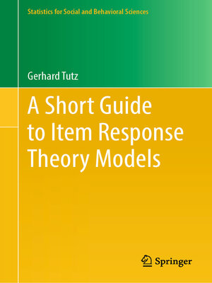 cover image of A Short Guide to Item Response Theory Models